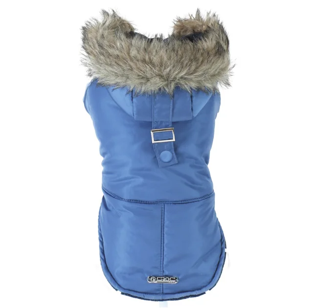 Куртка утепленная Croci Blue Parka для собак, зима, синий, M, 25 см
