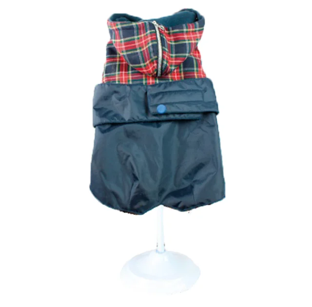 Куртка утепленная Croci Dachshund British для собак, зима, синий, XXXL, 45 см