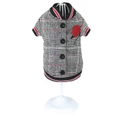 Куртка утепленная Croci Rose для собак, зима, серый, XXXL, 45 см