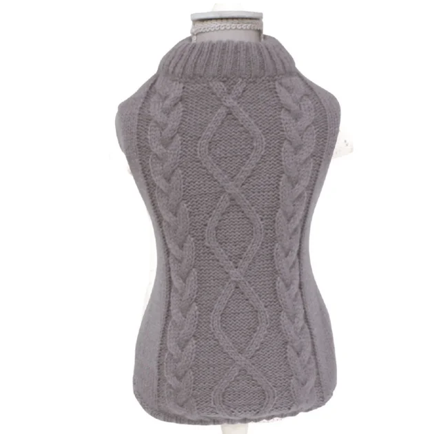 Свитер Croci Braid для собак, зима, голубой, XL, 35 см