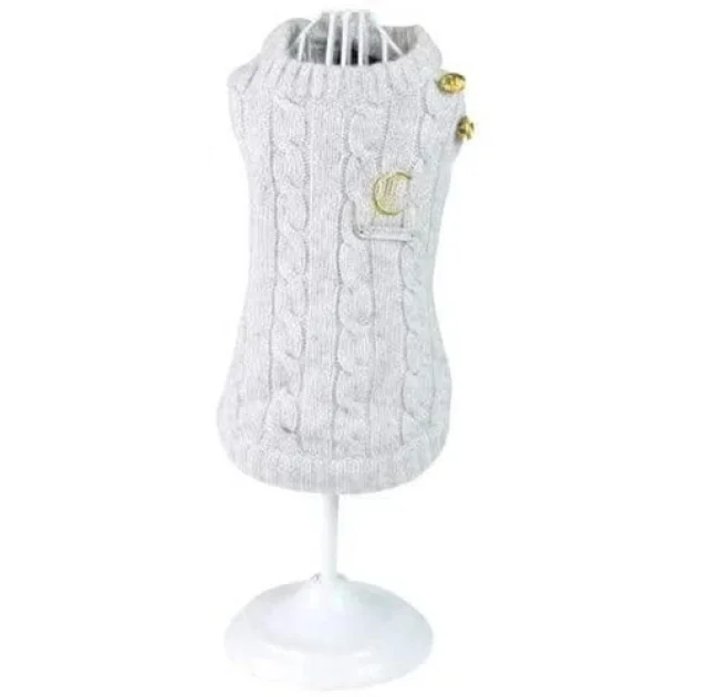 Свитер Croci Heritage для собак, зима, серый, XL, 35 см