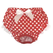 Трусы гигиенические Croci Pois для собак, размер M, красный, 30-35 см