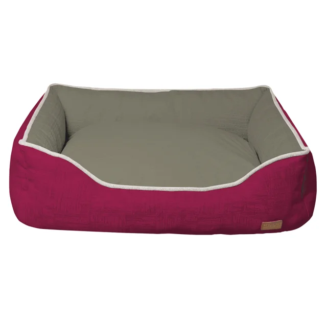 Диван Croci Cozy Fuxia для собак, прямокутний, рожевий, 70×60×20 см