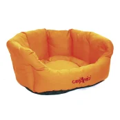 Диван Croci Gaia для собак і котів, текстиль, помаранчевий, 54 см