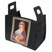 Диван-сумка Croci Popcat Monnalisa для собак и кошек, кожзам, серый, 35×25×30 см