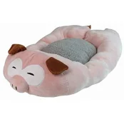 Лежак Croci Fluffy Pig для собак і котів, рожевий, 75×45 см