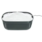 Питьевой фонтан Trixie Polygon, для собак, 2.5 л, серый/белый