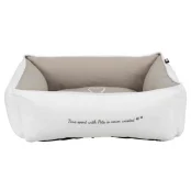 Лежак Trixie Pet's Home для собак, біло-коричневий, 60×50 см
