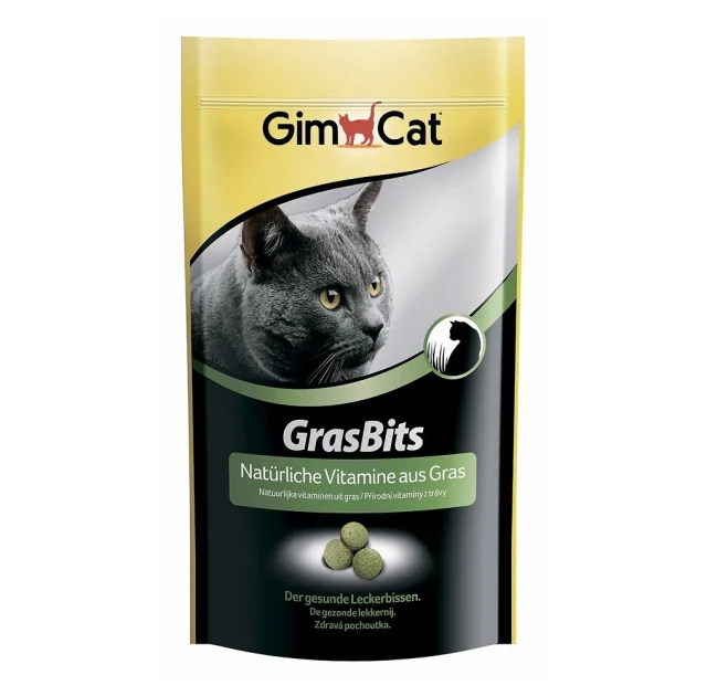 Лакомство GimCat Gras Bits, для кошек, 40 г