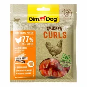 Лакомство GimDog Superfood Meat Curls, курица, для собак, 55 г