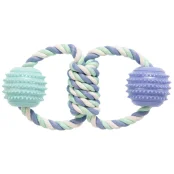 Іграшка GimDog два кільця з мотузкою з термопластичної гумою, для собак, 21 см