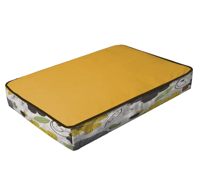 Подушка Croci Cozy Flo для собак и кошек, оранжевый, 75×52×10 см