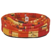 Набор лежанок Croci Sogno для собак и кошек, текстиль, красный, 40-45-50-55 см, цена за 4 шт