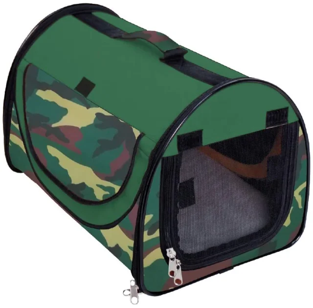 Сумка Croci Fast&Easy для собак, нейлон, зелёный, 27×30×52 см