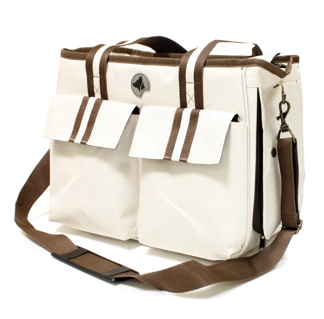 Сумка Croci Isabellal для кошек и собак мелких пород, бежево-коричневый, 38×27.5×20 см