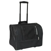 Сумка Croci Trolley Jolie для кошек и собак мелких пород, на колесиках, чёрный, 44×28×33 см