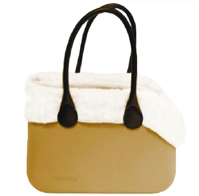 Сумка Croci Warmer для кошек и собак мелких пород, искусственный плюш, бежевый, 40×28×20 см