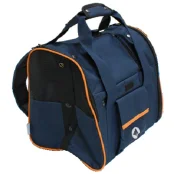 Сумка-переноска Croci Scarlett для кошек и собак мелких пород, текстиль, синий, 38×26×31 см