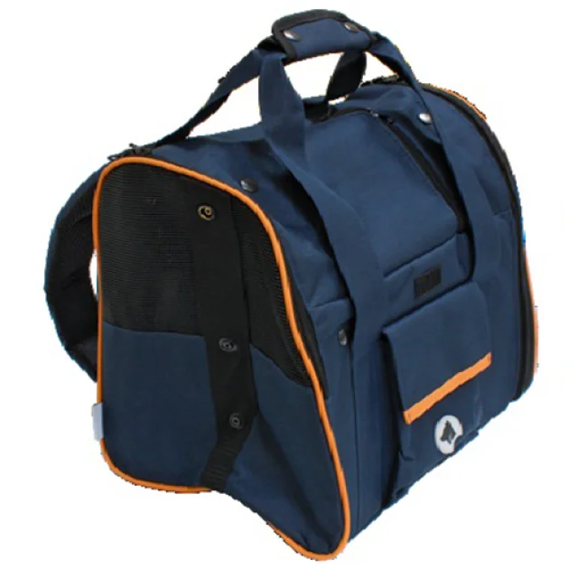 Сумка-переноска Croci Scarlett для кошек и собак мелких пород, текстиль, синий, 38×26×31 см