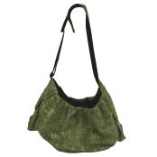 Сумка-гамак Croci Leisure для собак и кошек, текстиль, зелёный, 41×26×17 см