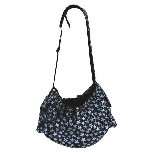 Сумка-гамак Croci Leisure для собак и кошек, текстиль, чёрный, 41×26×17 см