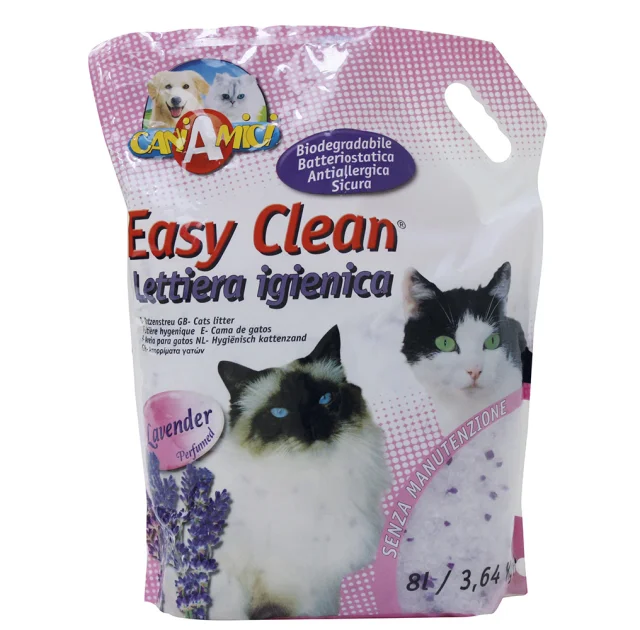 Силікагелевий наповнювач Croci Easy Clean для котячого туалету, 8 л