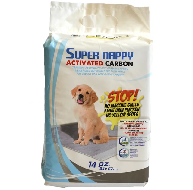 Пеленки Croci Super Nappy для собак, с активированным углем, 84×57 см, 30 шт