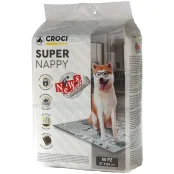 Пеленки Croci Super Nappy для собак, принт газета, 84×57 см, 60 шт