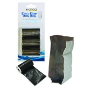 Пакеты Croci для собачьих фекалий, черный, 3 рулона×10 пакетов