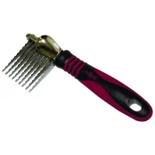 Колтунорез Croci CaniAMici для собак і котів, великий, 9 лез, 6.5×18 см