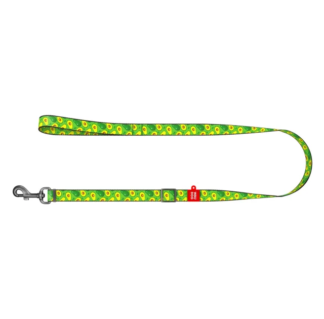 Поводок WAUDOG Nylon для собак, Авокадо, ширина 15 мм, длинна 152-183 см