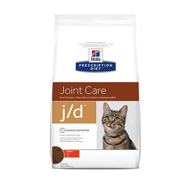 Сухой корм Hill's Prescription Diet Feline j/d Chicken для кошек, с курицей, 2 кг
