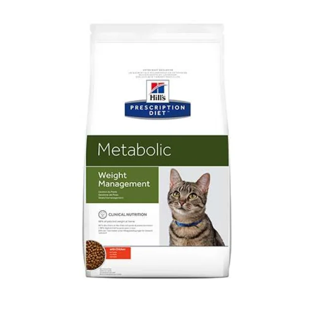 Сухой корм Hill's Prescription Diet Feline Metabolic Weight Management для кошек, с курицей, 4 кг