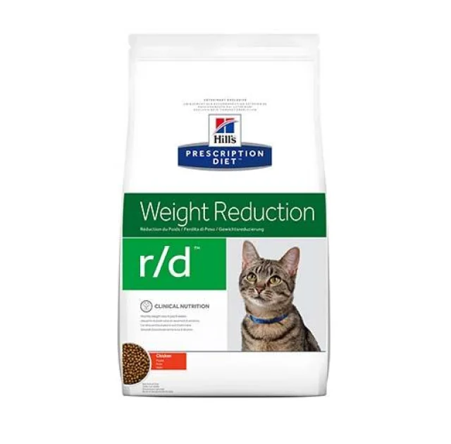 Сухой корм Hill's Prescription Diet Feline r/d Weight Reduction для кошек с избыточным весом, 5 кг