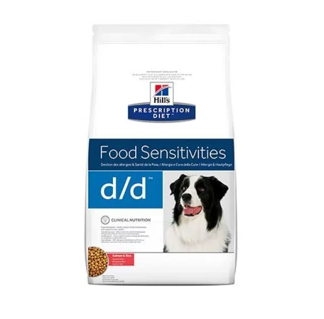 Сухий корм Hill's Prescription Diet Sensitivities d/d для собак з чутливим травленням, лосось, 12 кг