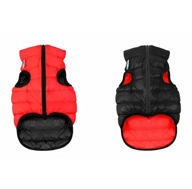 Двусторонняя куртка AiryVest L65 для собак, красно-черная