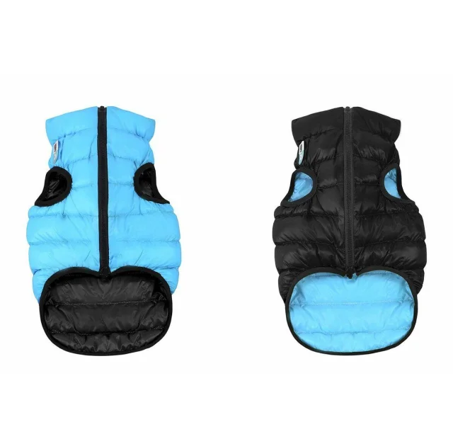 Двусторонняя куртка AiryVest L65 для собак, черно-голубая