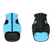 Двусторонняя куртка AiryVest S30 для собак, черно-голубая