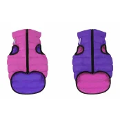 Двостороння куртка AiryVest XS25 для собак, рожево-фіолетова