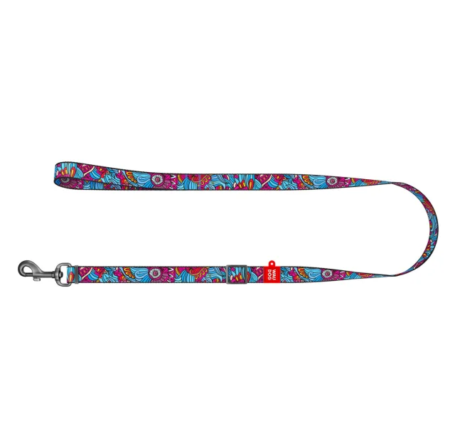 Повідець WAUDOG Nylon для собак, Літо, ширина 25 мм, довжина 152-183 см