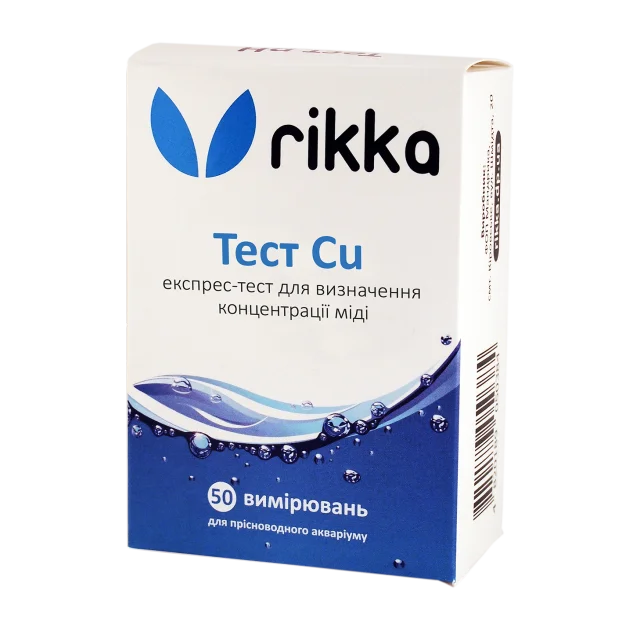 Тест Rikka Cu для определения концентрации меди в воде (Т-114)