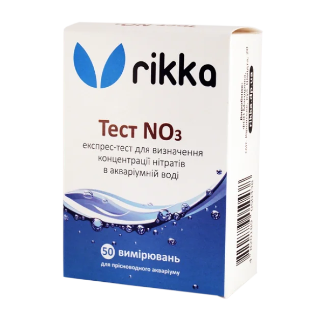 Тест Rikka NO3 для визначення концентрації нітратів у воді (T-104)