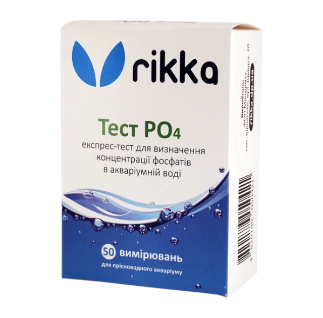 Тест Rikka PO4 для визначення концентрації фосфатів у воді (T-106)