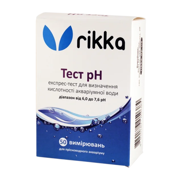 Тест Rikka рН 6.0-7.6 для определения кислотности воды (T-105)