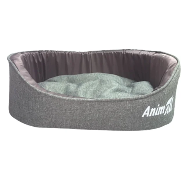 Лежанка AnimAll Aurora Grey Print, сірий, 46×35×15