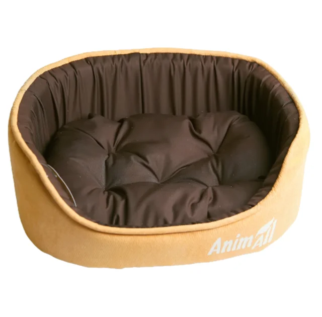 Лежанка AnimAll Aurora Chocolate Orange, шоколадно-оранжевый, 41×30×14