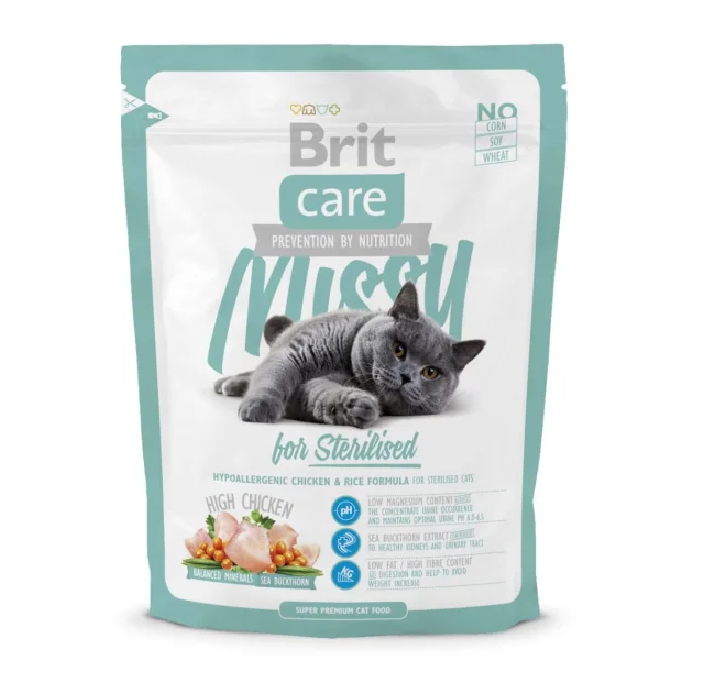 Сухой корм Brit Care Cat Missy for Sterilised, для стерилизованных кошек, 0.4 кг