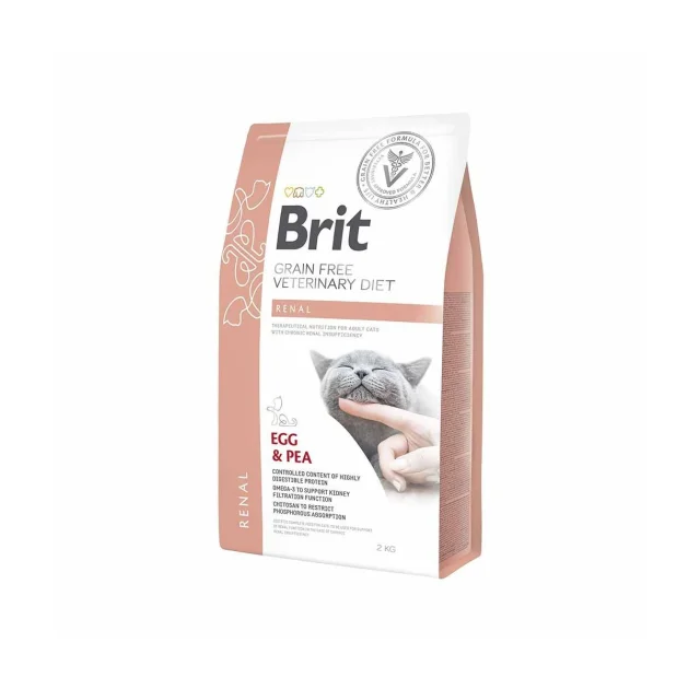 Сухой корм Brit GF Veterinary Diets Cat Renal, для взрослых кошек, 0.4 кг