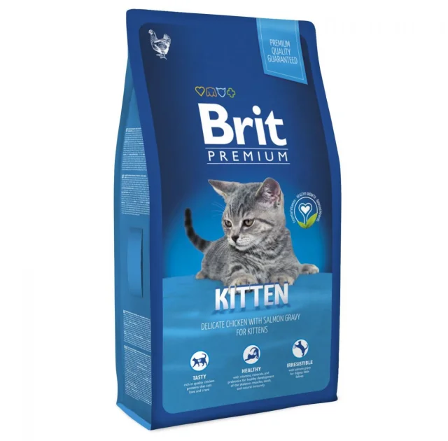 Сухой корм Brit Premium Cat Kitten, для котят, 8 кг