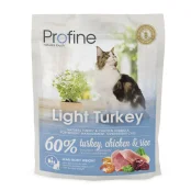 Сухой корм Profine Cat Light, для кошек, с индейкой, 0.3 кг